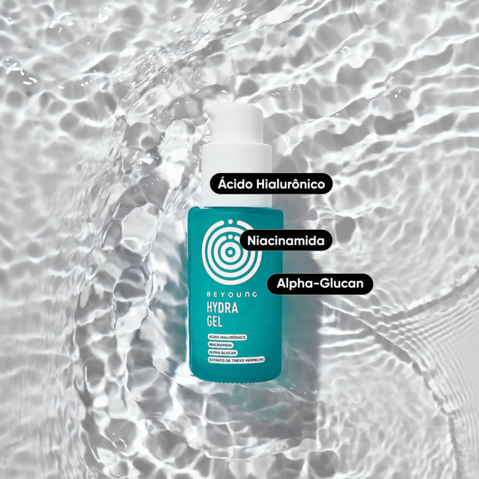 Hidratante facial em gel com ácido hialurônico (pele refrescante) - Image 3