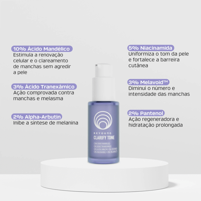 Sérum facial antimanchas com 10% ácido mandélico + 3% ácido tranexâmico - Image 5