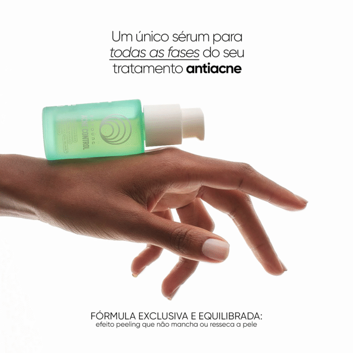 Sérum facial antiacne e oleosidade 10% ácido glicólico + 0,5% ácido salicílico - Image 3